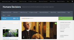 Desktop Screenshot of humanedecisions.com